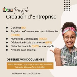 CREATION ENTREPRISE